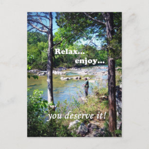 Tarjeta de pesca de destino