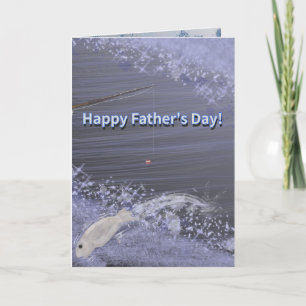 Tarjeta de pesca del Día del Padre