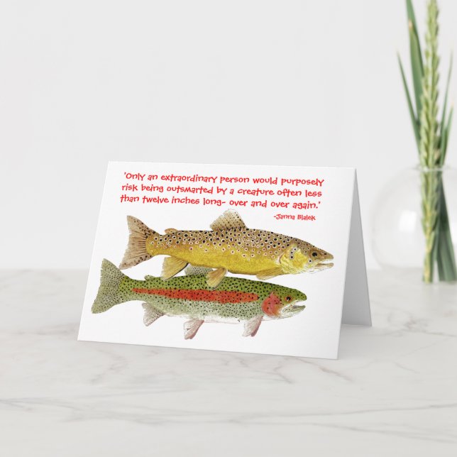 Tarjeta de pesca divertida II (Anverso)