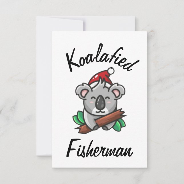 Tarjeta de pescador Koalafied (Anverso)