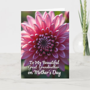 Tarjeta de Pétalos Rosados que las Madres Aman