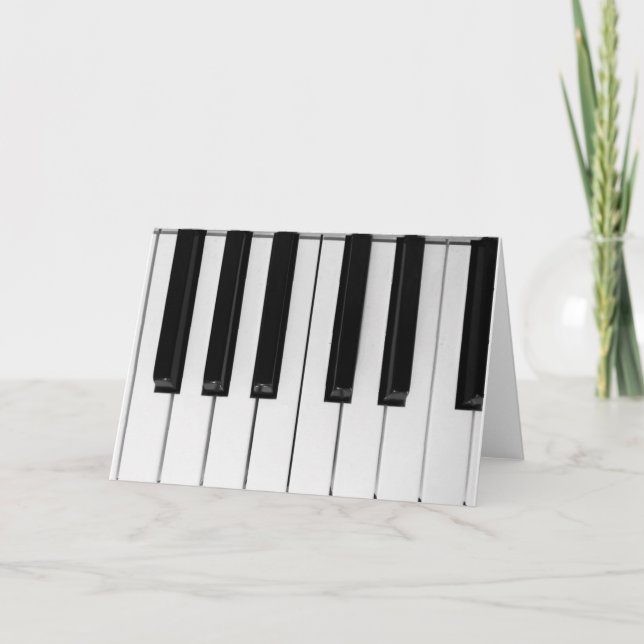 Tarjeta de piano (Anverso)