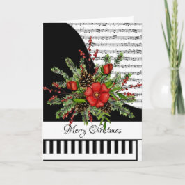 Tarjeta de piano personalizable