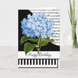 Tarjeta de piano personalizable