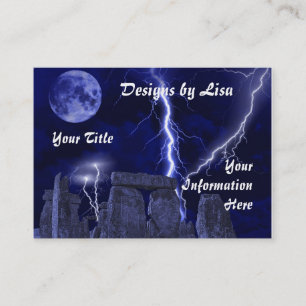 Tarjeta de piedra antigua del perfil/de visita del
