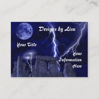 Tarjeta de piedra antigua del perfil/de visita del
