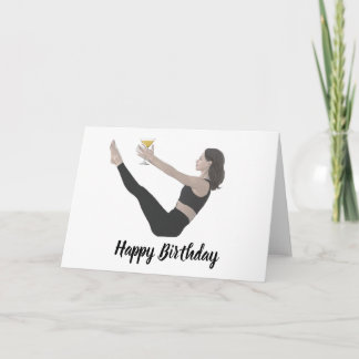 Tarjeta de Pilates Feliz Cumpleaños Teaser
