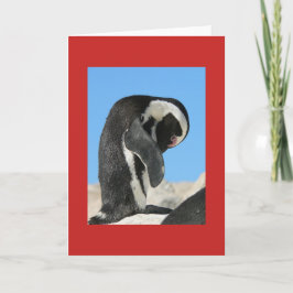 TARJETA DE PINGÜINO (NAVIDAD)