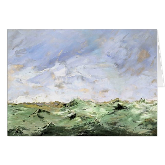 Tarjeta de pintura August Strindberg (Anverso (Horizontal))