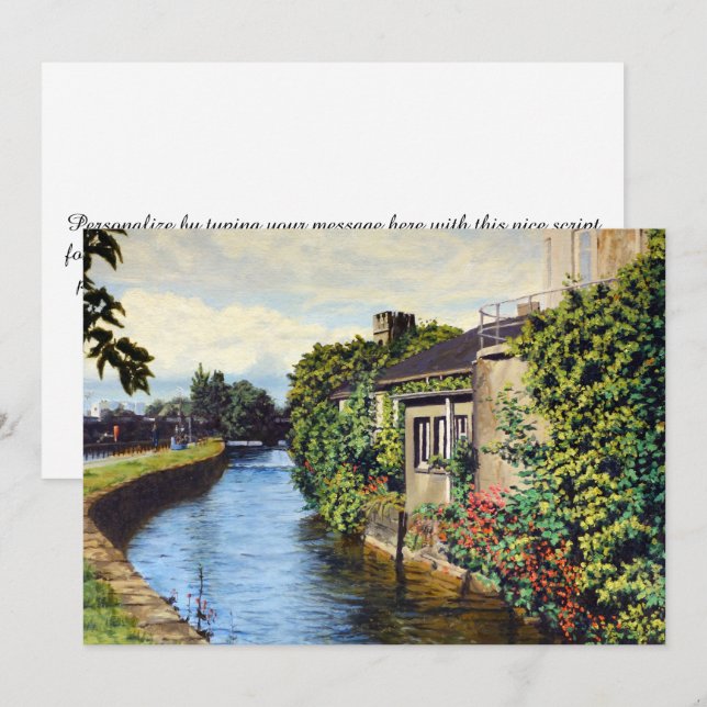 Tarjeta de pintura de cuadros de arte de Irlanda v (Anverso / Reverso)