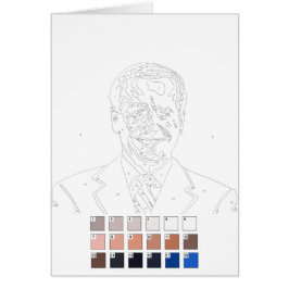 Tarjeta de pintura por números: Joe Biden
