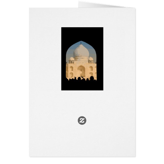 Tarjeta de pintura por números: Taj Mahal (Atrás)