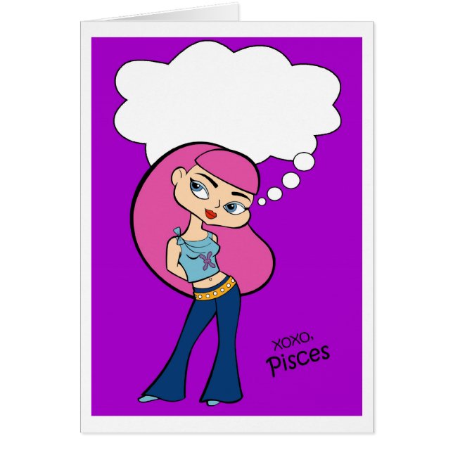 Tarjeta de Piscis (Frente)