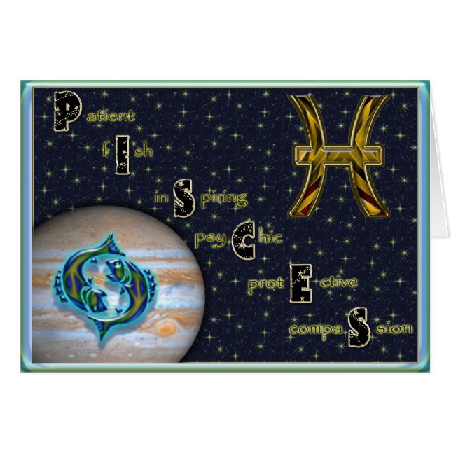 TARJETA DE PISCIS (Anverso (Horizontal))