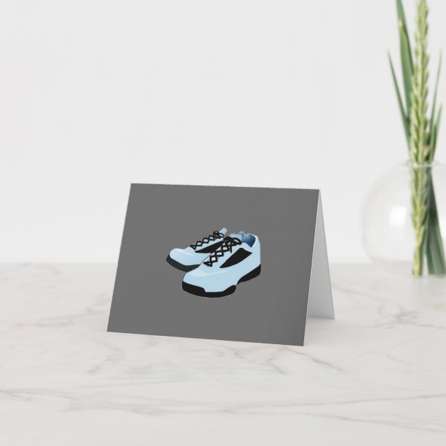 Tarjeta de pista de tenis de cumpleaños (Anverso)
