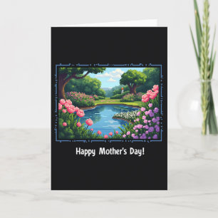 Tarjeta de píxeles del Día de la Madre Dulce