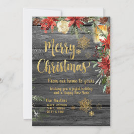 Tarjeta de pizarra Fancy Gold Rustic Barn