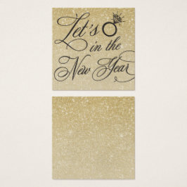 Tarjeta de placa de invitación de Año Nuevo Eve We