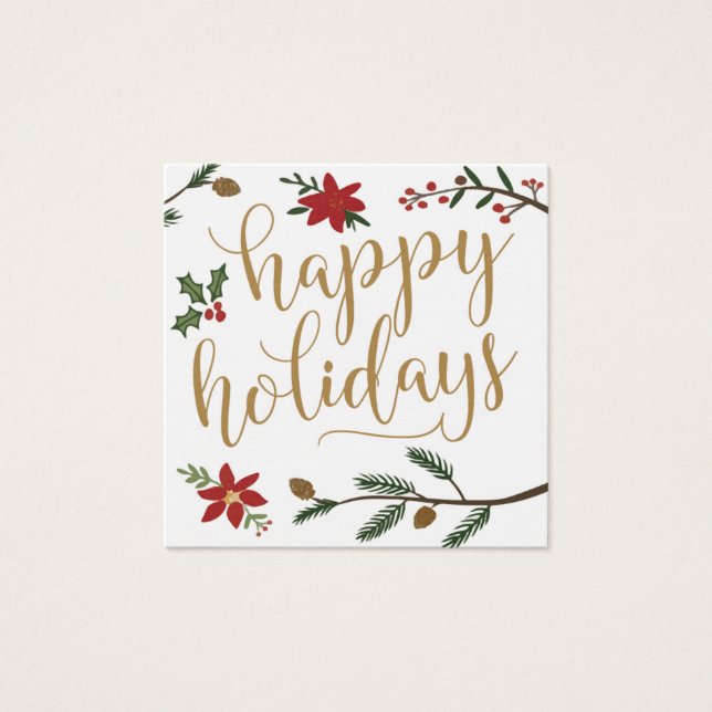 Tarjeta de placa de invitación de boda festiva (Anverso)