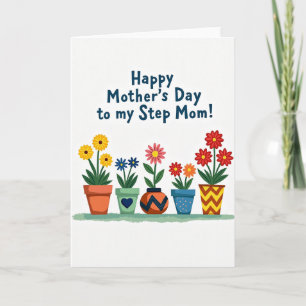 Tarjeta de Plantas para el Día de la Madre Dulce
