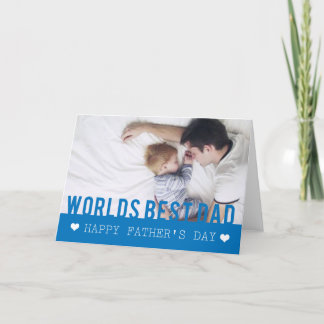 Tarjeta de plantilla de mejor papá del mundo