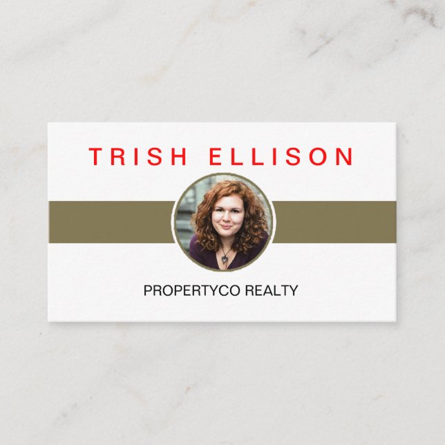 Tarjeta de plantilla de Personalizado Minimalista  (Anverso)