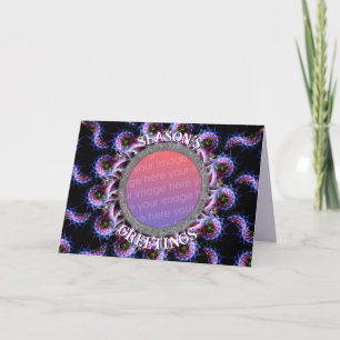 Tarjeta de plantilla fractal RoundWindow