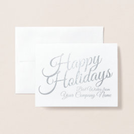 Tarjeta de plata corporativa personalizada para ta