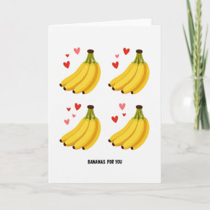 Tarjeta de Plátanos para tu Corazón