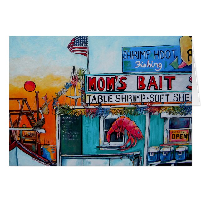 Tarjeta de playa de Bait Shop (Anverso (Horizontal))