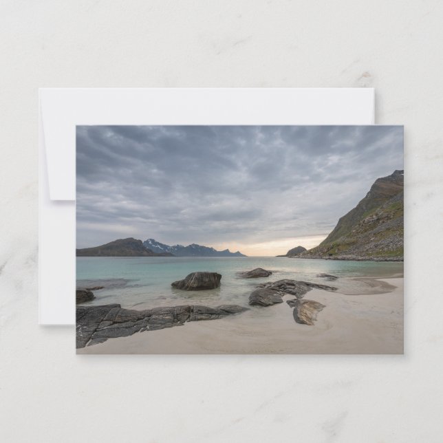 Tarjeta de playa Haukland (Anverso)
