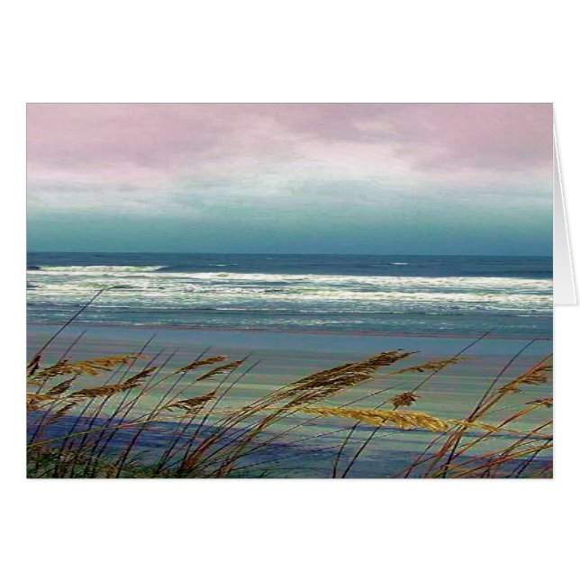 Tarjeta de playa - Isla Pawleys, SC (Anverso (Horizontal))