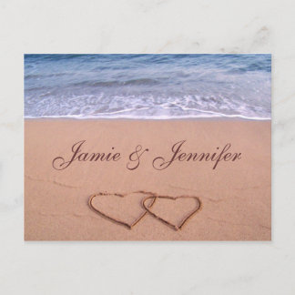 tarjeta de playa personalizado