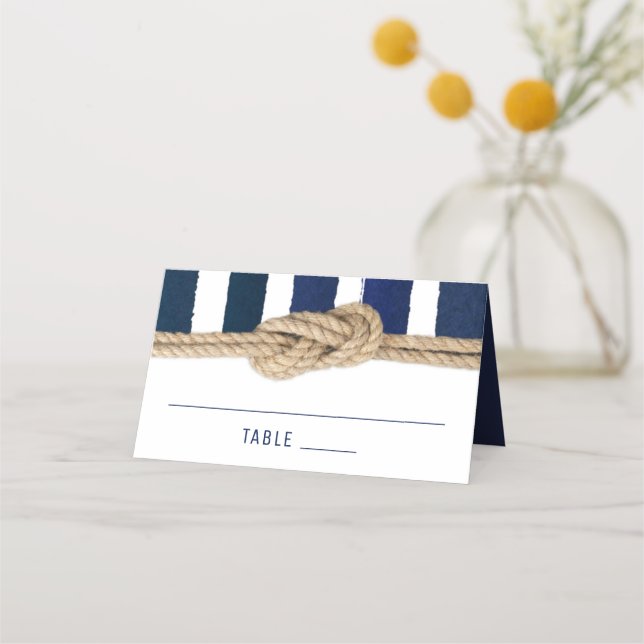 Tarjeta de plaza Boda de franjas de la marina de n (Anverso)