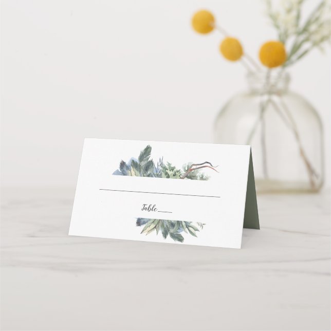 Tarjeta de plaza Boda de la vegetación del inviern (Anverso)