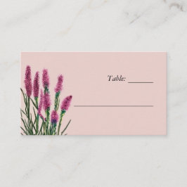 Tarjeta de plaza Boda Floral Floral