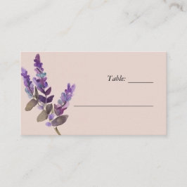 Tarjeta de plaza Boda Floral Floral