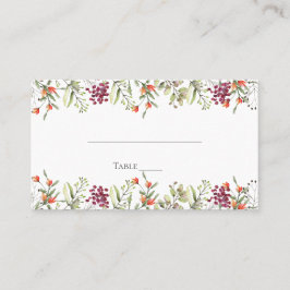 Tarjeta de plaza Boda Wildflower Meadow