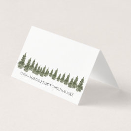 Tarjeta de plaza de invitados Woodland Spruce Fore