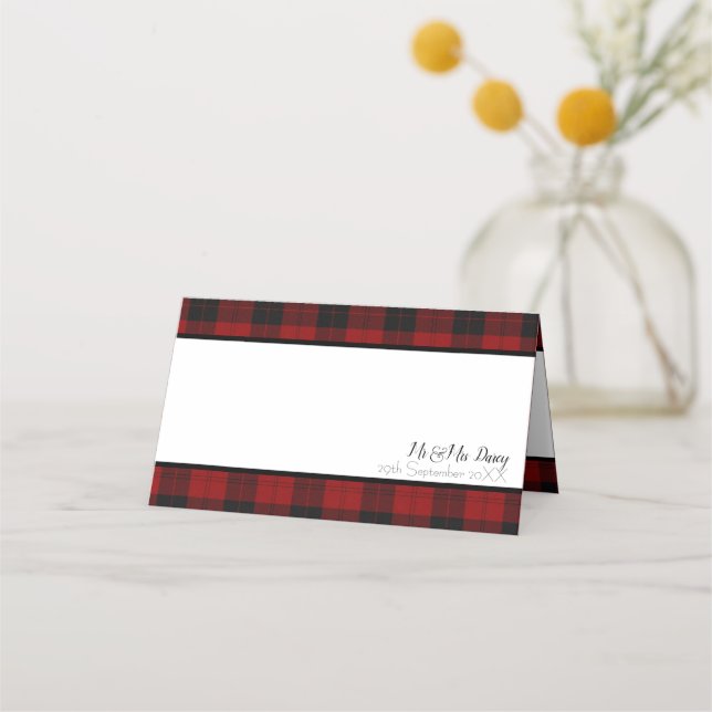 Tarjeta de plaza roja y negra (Anverso)