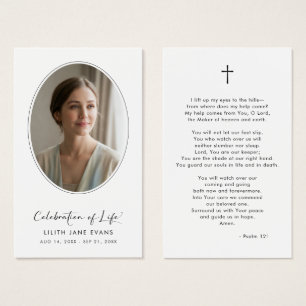 Tarjeta de plegaria de estilo de vida para celebra