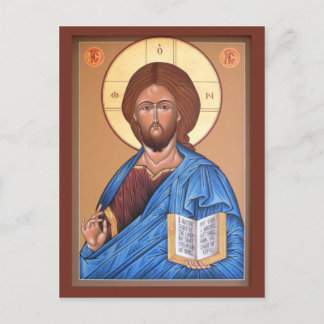 Tarjeta de plegaria del maestro Cristo