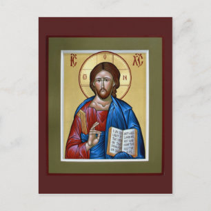 Tarjeta de plegaria del maestro Cristo