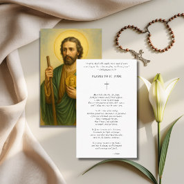 Tarjeta de plegaria fotográfica Cruz de ayuda para