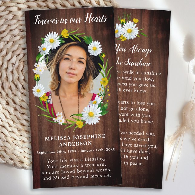 Tarjeta de plegaria fúnebre de memoria floral rusa (Subido por el creador)