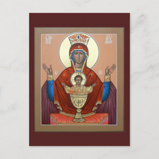 Tarjeta de plegaria inagotable de la copa