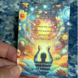 Tarjeta de plegaria para conmemoración de hongos/c