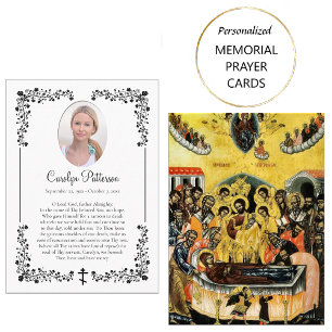 Tarjeta de plegaria para Rosas ornados de estilo v