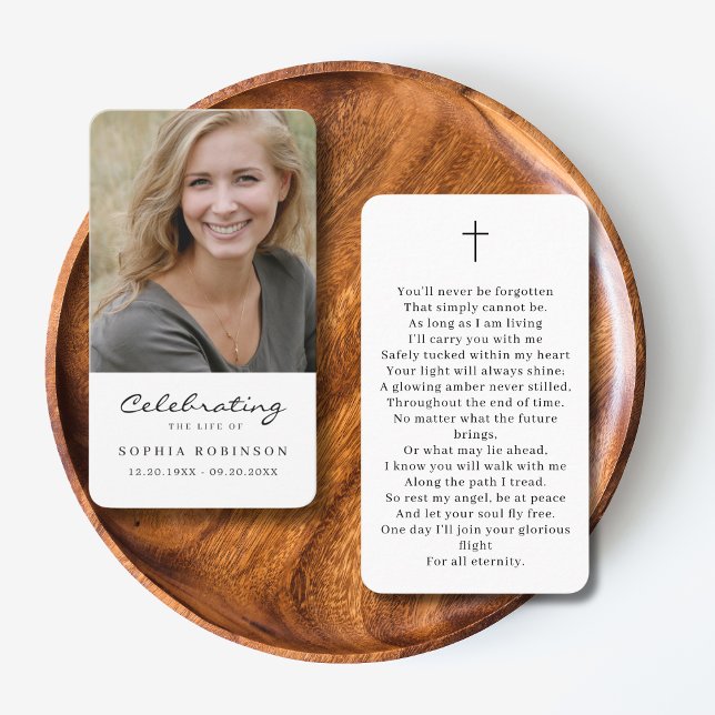 Tarjeta de plegaria simple de simpatía funeraria f (Subido por el creador)