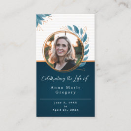 Tarjeta de plegarias de bronce para la celebración